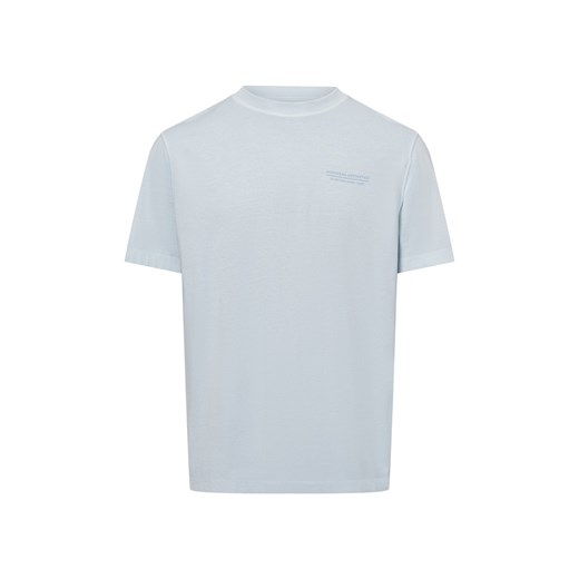 Tom Tailor Denim Koszulka męska Mężczyźni Bawełna jasnoniebieski jednolity ze sklepu vangraaf w kategorii T-shirty męskie - zdjęcie 181239989