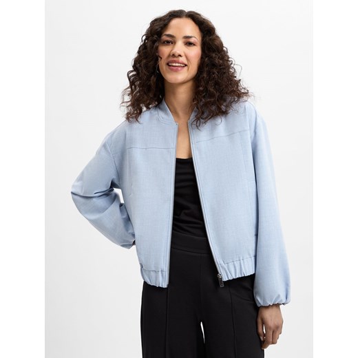 Opus Bluza damska - Jelen Kobiety jasnoniebieski jednolity ze sklepu vangraaf w kategorii Kurtki damskie - zdjęcie 181240276