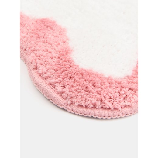 Sinsay - Dywanik łazienkowy z kolorową obwódką - różowy Sinsay One Size Sinsay