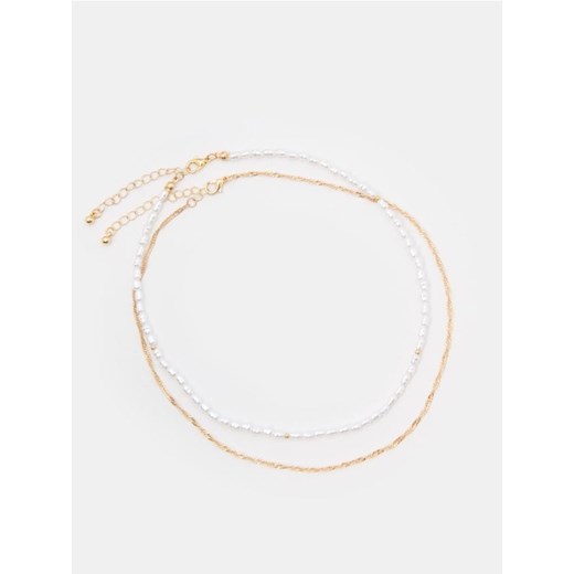 Sinsay - Naszyjniki 2 pack - wielobarwny Sinsay One Size Sinsay