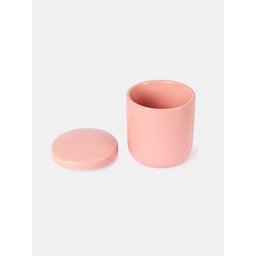 Sinsay - Pojemnik do przechowywania z pokrywką - różowy Sinsay One Size Sinsay