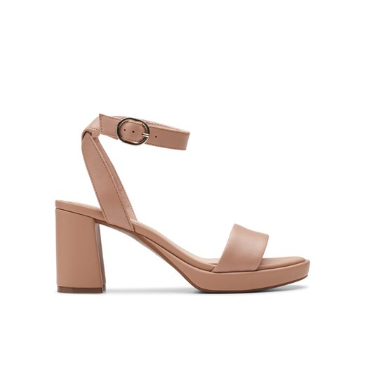 Clarks Sandały AmbyrLyn Bay 26177009 Beżowy ze sklepu MODIVO w kategorii Sandały damskie - zdjęcie 181244289