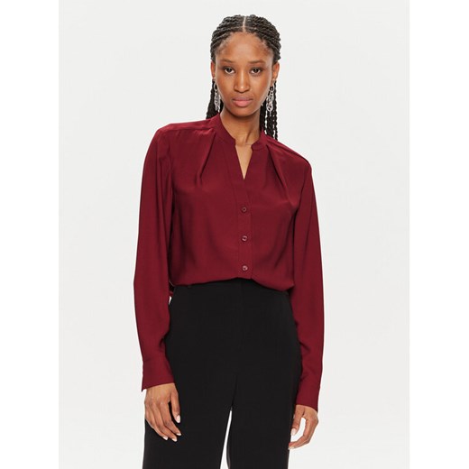 Calvin Klein Koszula K20K207167 Bordowy Regular Fit ze sklepu MODIVO w kategorii Koszule damskie - zdjęcie 181244335