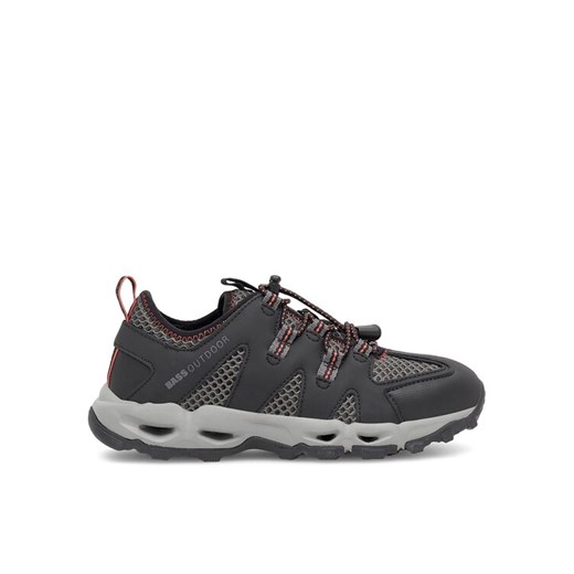 Sneakersy BASS OUTDOOR BA12A808 Szary ze sklepu eobuwie.pl w kategorii Buty trekkingowe damskie - zdjęcie 181246135