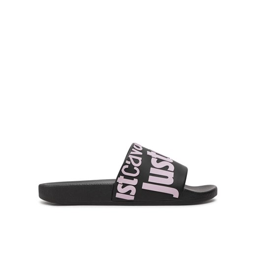 Klapki Just Cavalli 76RA3SZ1 Czarny ze sklepu eobuwie.pl w kategorii Klapki damskie - zdjęcie 181248317