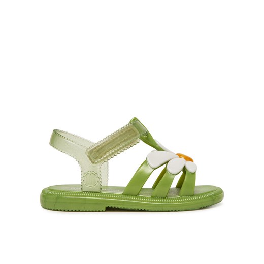 Sandały Melissa Mini Melissa Hip Bloomy Bb 35902 Zielony ze sklepu eobuwie.pl w kategorii Sandały dziecięce - zdjęcie 181248437