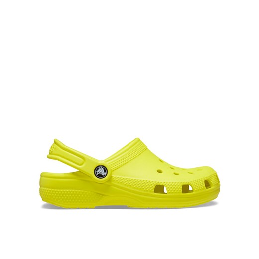 Klapki Crocs Classic Kids Clog T 206990 Żółty ze sklepu eobuwie.pl w kategorii Klapki dziecięce - zdjęcie 181249409