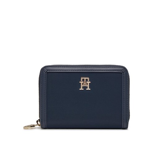 Duży Portfel Damski Tommy Hilfiger Th Essential S Med Za AW0AW15754 Granatowy ze sklepu eobuwie.pl w kategorii Portfele damskie - zdjęcie 181249517