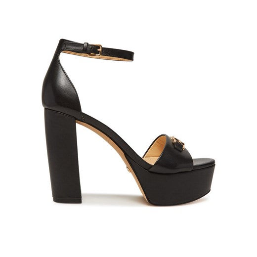 Sandały Guess FLJSET LEA03 Czarny ze sklepu eobuwie.pl w kategorii Sandały damskie - zdjęcie 181250709