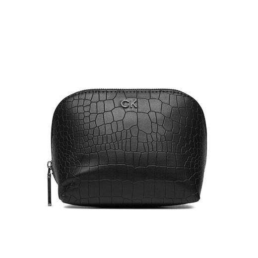 Kosmetyczka Calvin Klein Ck Daily Cosmetic Pouch_Croco K60K612640 Czarny ze sklepu eobuwie.pl w kategorii Kosmetyczki - zdjęcie 181259479
