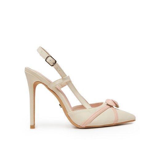 Szpilki DeeZee HT92831-166 Écru 37 eobuwie.pl