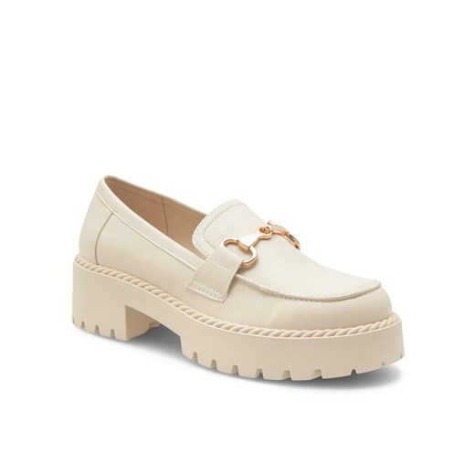 Loafersy DeeZee GIA H3302D-3 Écru ze sklepu eobuwie.pl w kategorii Mokasyny damskie - zdjęcie 181260918
