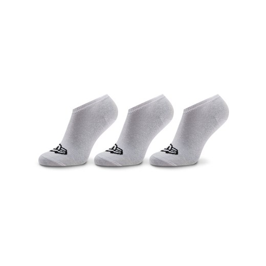 Zestaw 3 par niskich skarpet unisex New Era Flag Sneaker Sock 13113638 Biały ze sklepu eobuwie.pl w kategorii Skarpetki męskie - zdjęcie 181262577