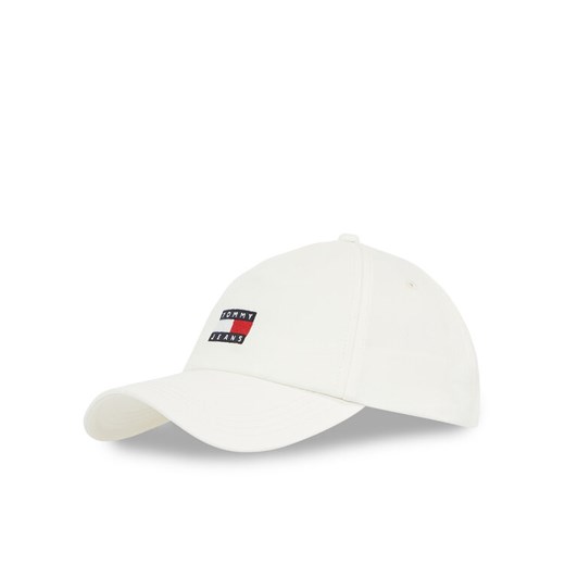 Czapka z daszkiem Tommy Jeans Tjw Heritage Core 5 Panel Cap AW0AW16991 Biały ze sklepu eobuwie.pl w kategorii Czapki z daszkiem damskie - zdjęcie 181264485
