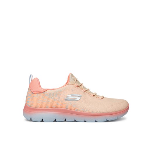Sneakersy Skechers Summits-Morning Glow 150269/NCMT Koralowy ze sklepu eobuwie.pl w kategorii Buty sportowe damskie - zdjęcie 181265268