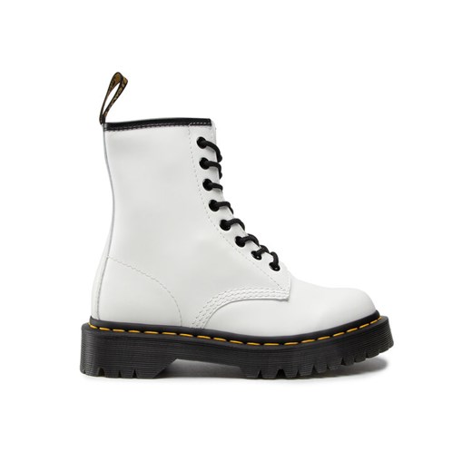 Glany Dr. Martens Smooth 26499100 Biały ze sklepu eobuwie.pl w kategorii Workery damskie - zdjęcie 181268127