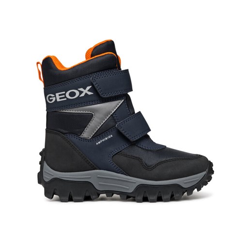 Śniegowce Geox J Himalaya Boy B Abx J46FRE 0FU50 C4002 S Granatowy ze sklepu eobuwie.pl w kategorii Buty zimowe dziecięce - zdjęcie 181270477