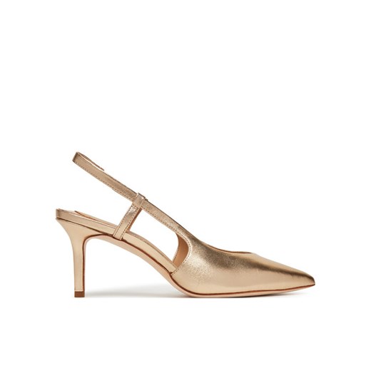 Sandały LAUREN RALPH LAUREN 802966875001 Złoty ze sklepu eobuwie.pl w kategorii Sandały damskie - zdjęcie 181273016