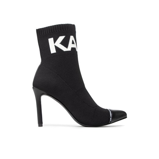 Botki KARL LAGERFELD KL31361A Czarny ze sklepu eobuwie.pl w kategorii Botki - zdjęcie 181273247