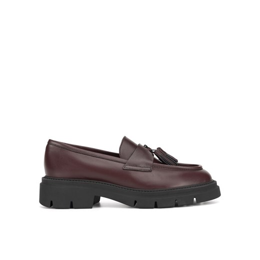 Loafersy Gino Rossi GRACE-I24-26375NB Bordowy Gino Rossi 39 eobuwie.pl