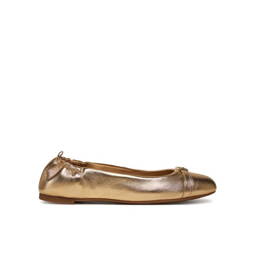 Baleriny MICHAEL Michael Kors Mandy Flex Ballet 40S5MAFP1M Złoty ze sklepu eobuwie.pl w kategorii Balerinki - zdjęcie 181274249