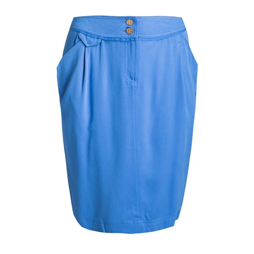 Spódnica w stylu casual e-monnari niebieski midi
