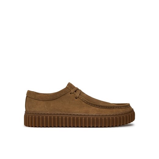 Mokasyny Clarks Torhill Lo 26173471 Brązowy ze sklepu eobuwie.pl w kategorii Półbuty męskie - zdjęcie 181280315