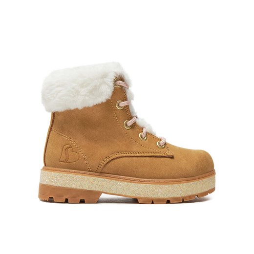 Trapery Skechers Street Glitz 310952L Brązowy ze sklepu eobuwie.pl w kategorii Buty zimowe dziecięce - zdjęcie 181281109