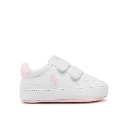 Sneakersy Polo Ralph Lauren Heritage Court Ii Ez Layette RL100733 Biały ze sklepu eobuwie.pl w kategorii Buciki niemowlęce - zdjęcie 181281325
