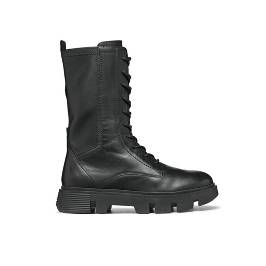Trapery Geox D Vilde D26UAH 043KB C9997 Czarny ze sklepu eobuwie.pl w kategorii Workery damskie - zdjęcie 181282545