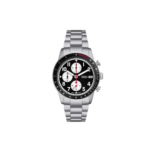 Zegarek Fossil Sport Tourer FS6045 Srebrny ze sklepu eobuwie.pl w kategorii Zegarki - zdjęcie 181283359