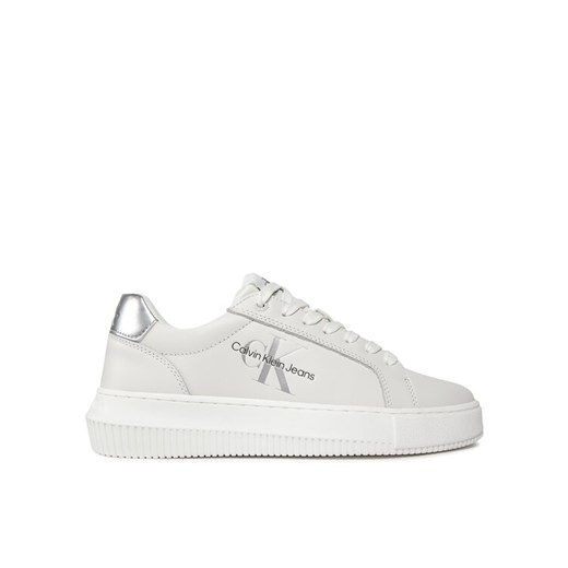 Sneakersy Calvin Klein Jeans YW0YW01224 Biały ze sklepu eobuwie.pl w kategorii Buty sportowe damskie - zdjęcie 181284039