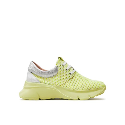 Sneakersy Hispanitas HV243446 Zielony ze sklepu eobuwie.pl w kategorii Buty sportowe damskie - zdjęcie 181284977