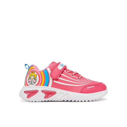 Sneakersy Geox J Assister J55E9C 02ABC C8002 D Różowy ze sklepu eobuwie.pl w kategorii Buty sportowe dziecięce - zdjęcie 181285986