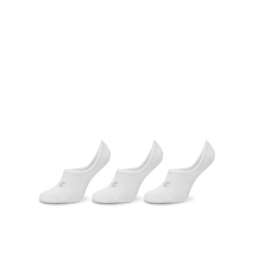Zestaw 3 par stopek unisex Under Armour Breathe Lite 1370075 Biały ze sklepu eobuwie.pl w kategorii Skarpetki damskie - zdjęcie 181288609