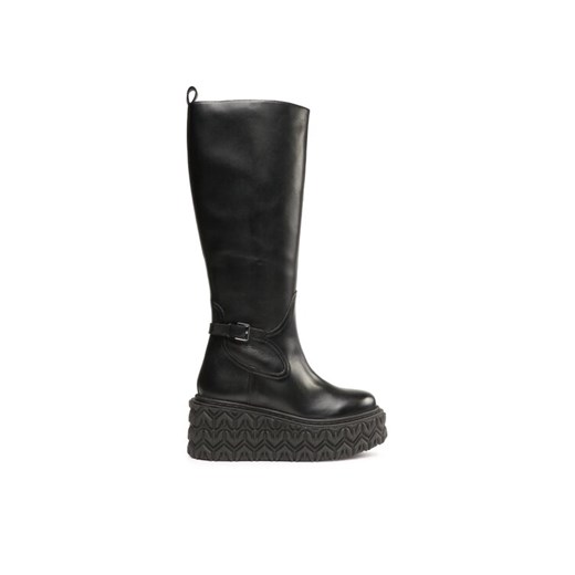 Kozaki Patrizia Pepe 8Y0057/L078-K103 Czarny ze sklepu eobuwie.pl w kategorii Kozaki damskie - zdjęcie 181289026
