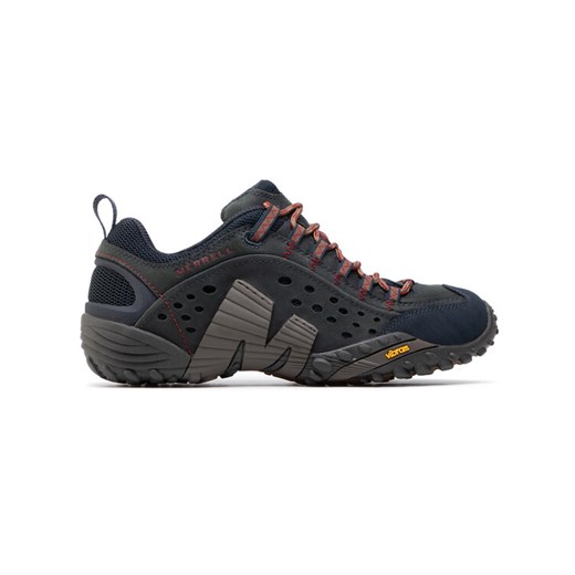 Trekkingi Merrell Intercept J559593 Zielony ze sklepu eobuwie.pl w kategorii Buty trekkingowe męskie - zdjęcie 181289728