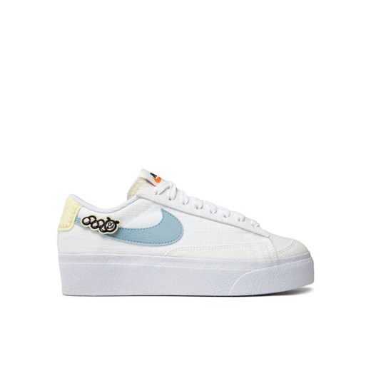 Sneakersy Nike Blazer Low Platform Se DJ6376 100 Biały ze sklepu eobuwie.pl w kategorii Trampki damskie - zdjęcie 181289897