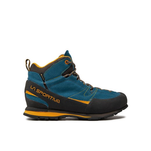 Trekkingi La Sportiva Boulder X Mid Gtx GORE-TEX 17EBY Granatowy ze sklepu eobuwie.pl w kategorii Buty trekkingowe męskie - zdjęcie 181289955