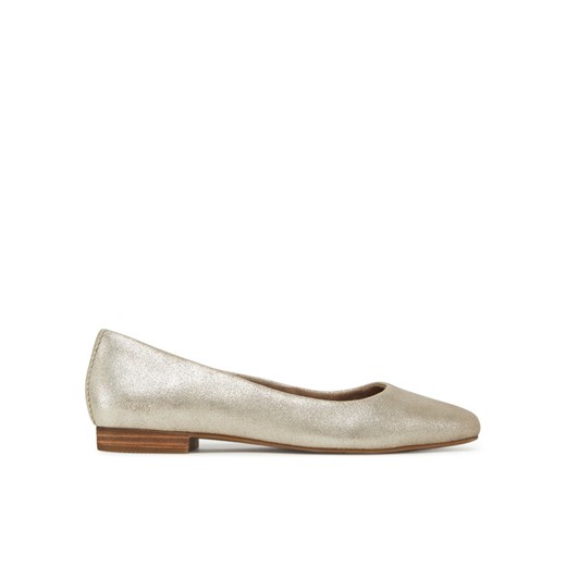 Baleriny Toms Briella 10021362 Złoty ze sklepu eobuwie.pl w kategorii Balerinki - zdjęcie 181290266