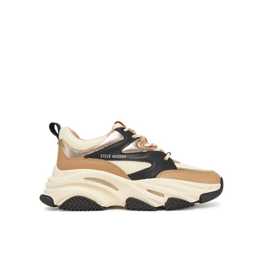 Sneakersy Steve Madden Progressive SM19000096 Beżowy ze sklepu eobuwie.pl w kategorii Buty sportowe damskie - zdjęcie 181292919