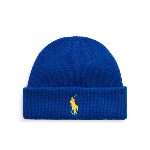 Czapka Polo Ralph Lauren 455931421002 Niebieski ze sklepu eobuwie.pl w kategorii Czapki zimowe damskie - zdjęcie 181292939