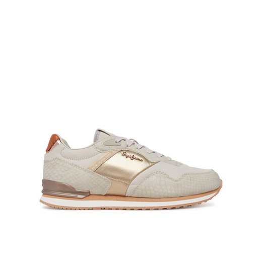 Sneakersy Pepe Jeans London Mix PLS40044 Biały Pepe Jeans 40 eobuwie.pl