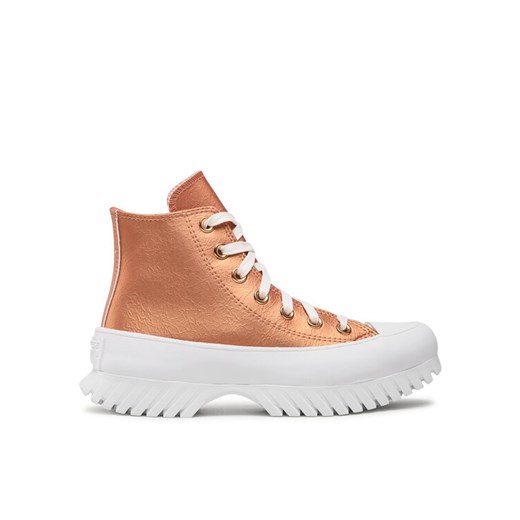 Botki Converse Chuck Taylor All Star Lugged 2.0 Hi A01304C Pomarańczowy ze sklepu eobuwie.pl w kategorii Trampki damskie - zdjęcie 181298108