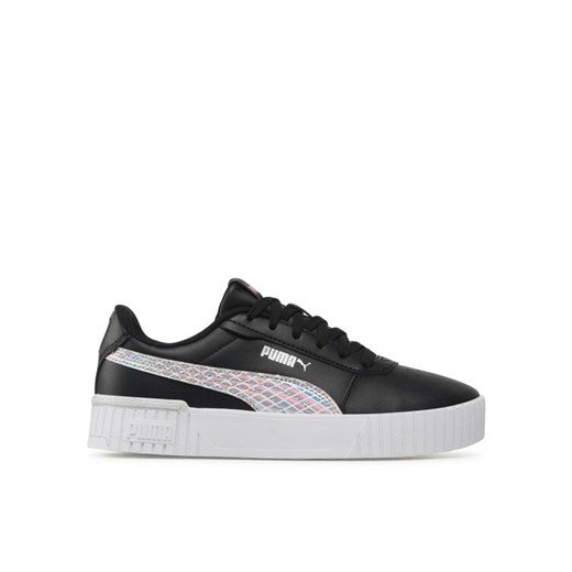 Sneakersy Puma Carina 2.0 Mermaid Jr 389742 02 Czarny ze sklepu eobuwie.pl w kategorii Trampki dziecięce - zdjęcie 181300265