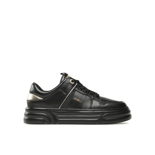 Sneakersy Liu Jo Cleo 10 BF3017 PX026 Czarny ze sklepu eobuwie.pl w kategorii Buty sportowe damskie - zdjęcie 181300269