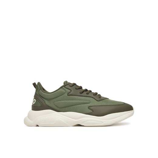 Sneakersy HUGO Leon 50536960 Zielony ze sklepu eobuwie.pl w kategorii Buty sportowe męskie - zdjęcie 181301946