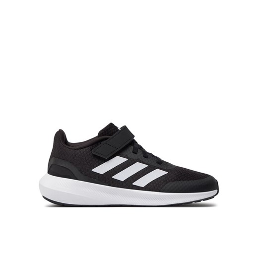 Sneakersy adidas Runfalcon 3.0 Sport Running Elastic Lace Top Strap Shoes HP5867 Czarny ze sklepu eobuwie.pl w kategorii Buty sportowe dziecięce - zdjęcie 181303729