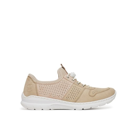 Sneakersy Rieker L3254-62 Beżowy ze sklepu eobuwie.pl w kategorii Buty sportowe damskie - zdjęcie 181305087
