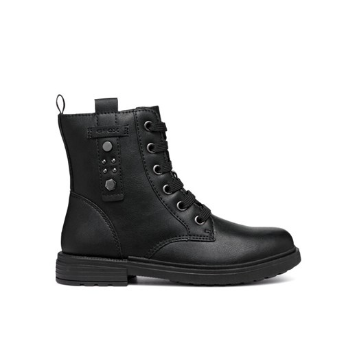 Kozaki Geox Jr Eclair J469QM 0009F C9999 D Czarny Geox 38 eobuwie.pl